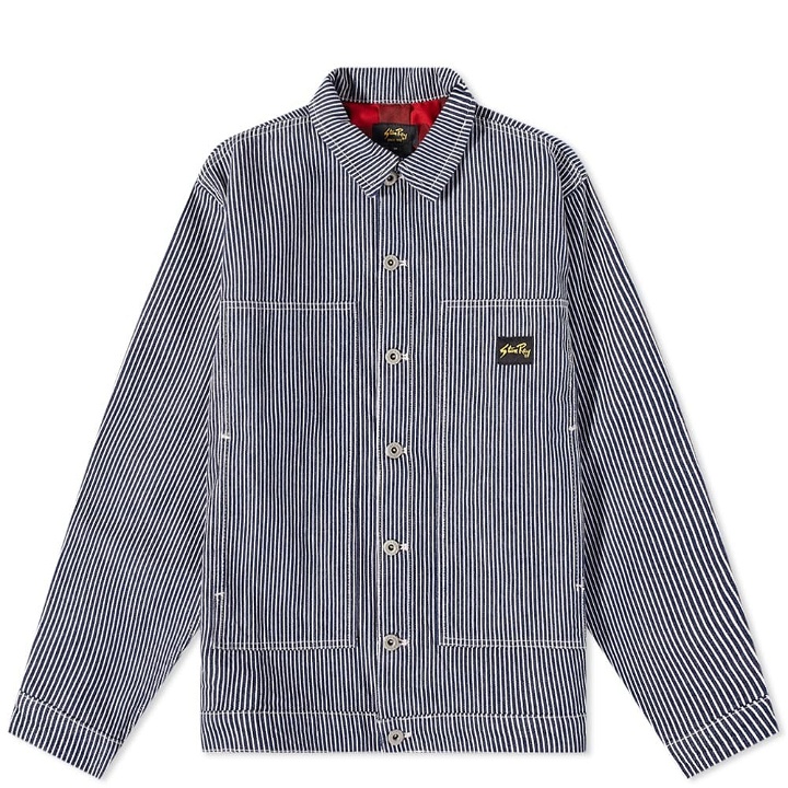 Photo: Stan Ray Men's Winter Box Jacket in Stonewashed Hickory