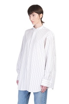 Ami Alexandre Mattiussi Shirt In White Cotton