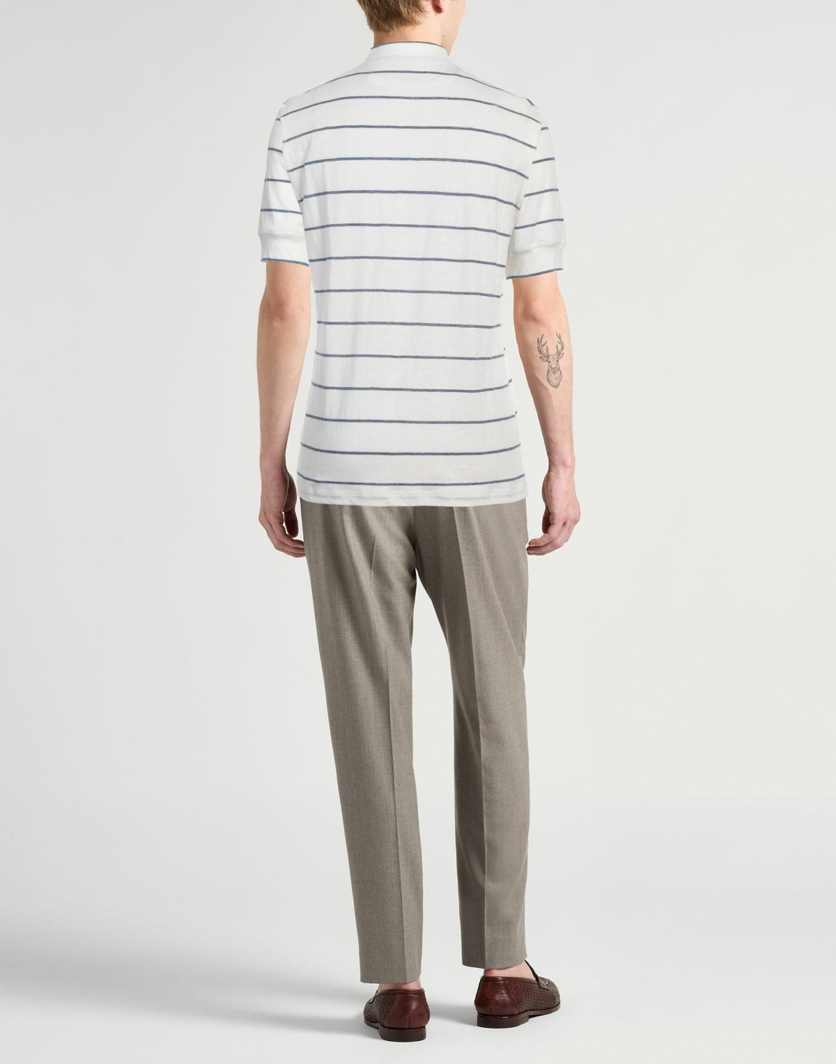 Brunello Cucinelli Mens T-shirt in White