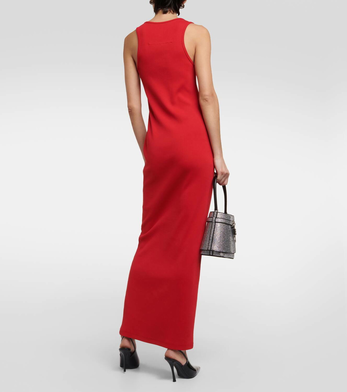 Givenchy Ribbed-knit cotton jersey maxi dress