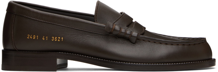 Photo: Common Projects Brown Soft Loafers