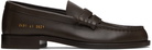 Common Projects Brown Soft Loafers