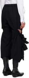Comme des Garçons Black Gabardine Trousers