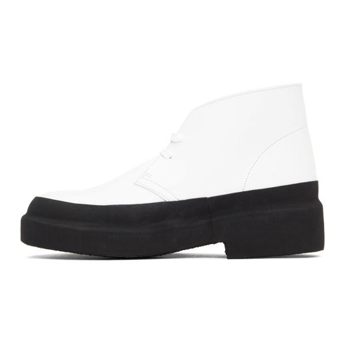 Clarks Originals White Galosh Desert Boots Clarks Women main image 3