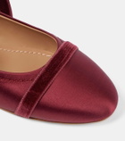 Malone Souliers Spencer satin ballet flats