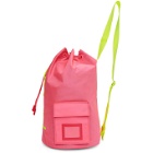 Juun.J Pink Logo Backpack