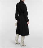 Moncler Belted technical midi dress