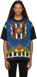 Versace Jeans Couture Black Regalia Print T-Shirt