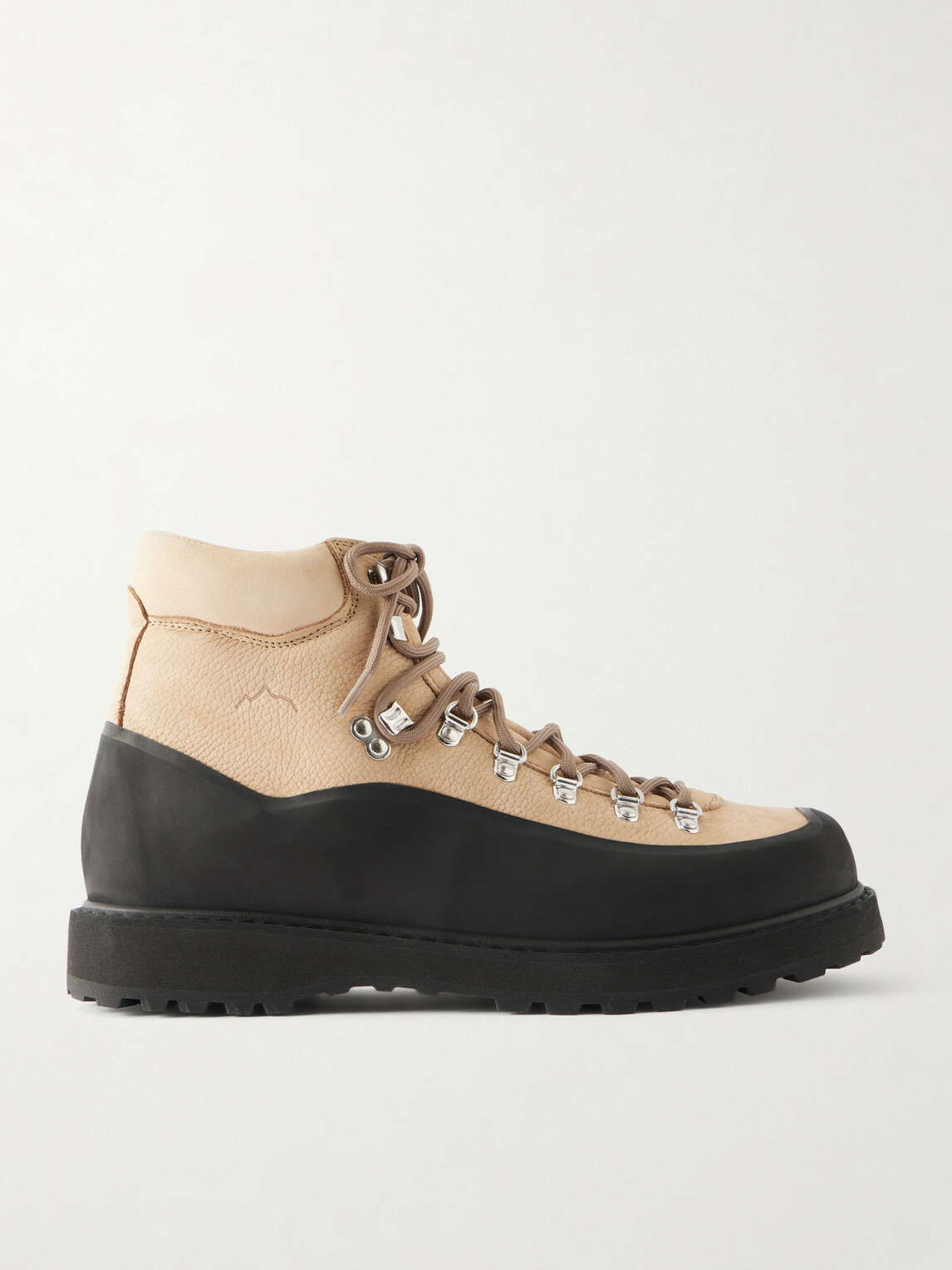 Diemme - Roccia Vet Rubber-Trimmed Nubuck Hiking Boots - Neutrals