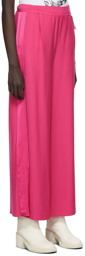 MM6 Maison Margiela Pink Extra Wide-Leg Trousers