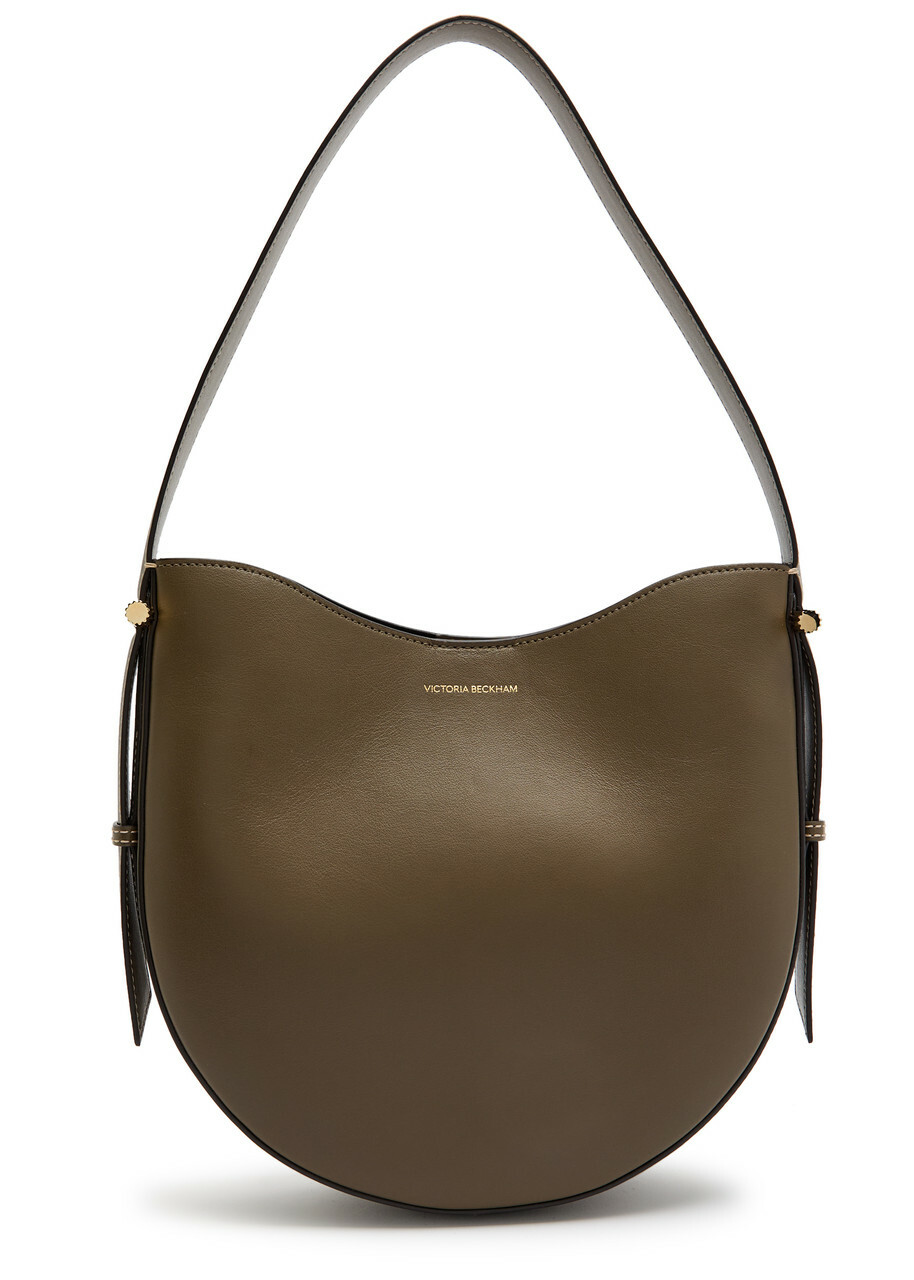 【Victoria Beckham】202小さな革クロスボディバッグ 202 Crossbody Bag In Burgundy Distressed Leather – Victoria
