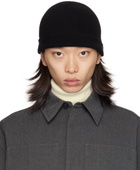 Jil Sander Black Fine Cashmere Beanie