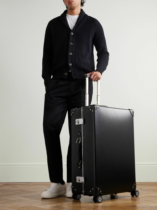 Photo: Globe-Trotter - Metropolis Leather-Trimmed Suitcase