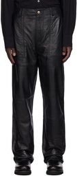 Deadwood Black Presley Leather Pants