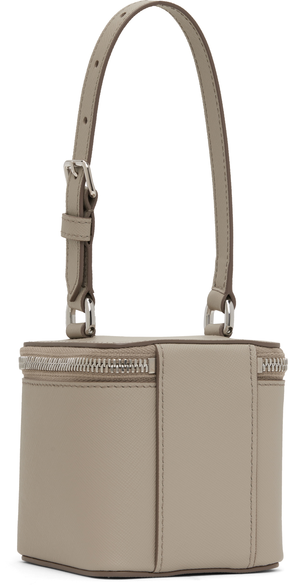 Maison Margiela Taupe Mini Box Bag Maison Margiela