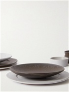 By Japan - SyuRo Set of Two Medium Glazed Ceramic Plates