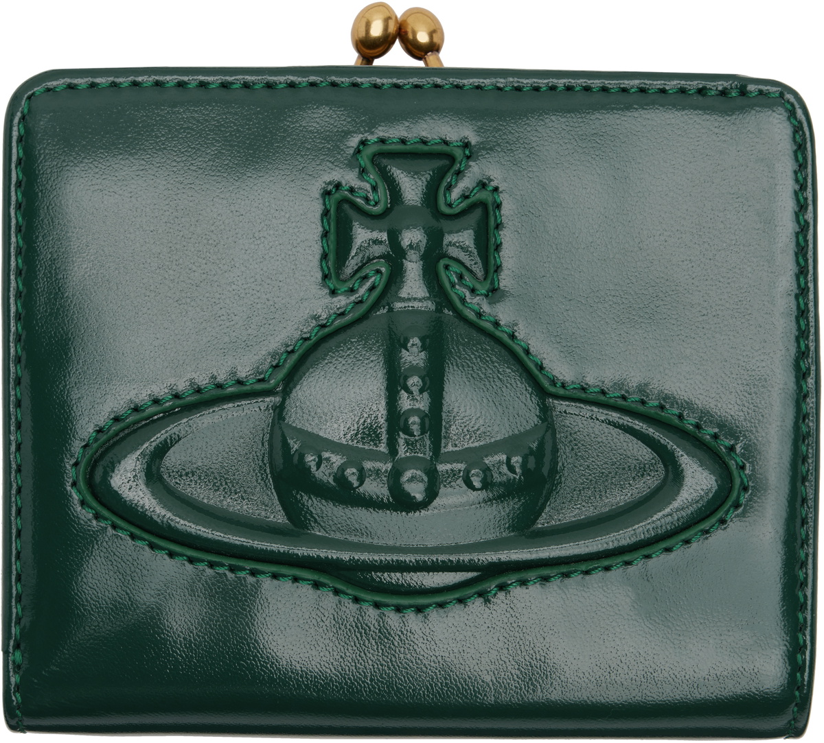 Vivienne Westwood Green Frame Pocket Wallet Vivienne Westwood