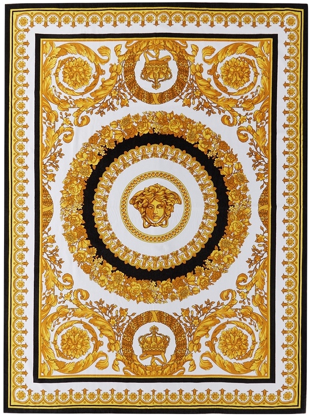 Photo: Versace Gold Crete De Fleur Print Towel