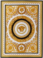 Versace Gold Crete De Fleur Print Towel