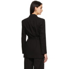 Blossom Black Leta Belt Blazer