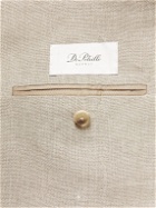 De Petrillo - Double-Breasted Linen Blazer - Neutrals