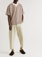 YMC - Striped Organic Cotton-Jersey Polo Shirt - Multi