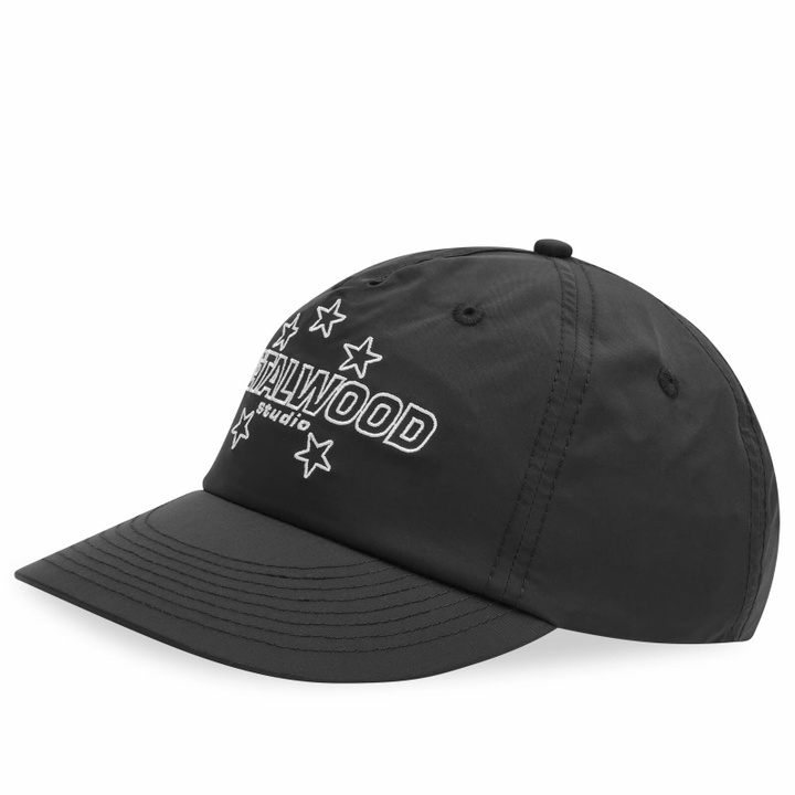 Photo: Metalwood Studio Men's Satin Stars Snapback Cap in Black 