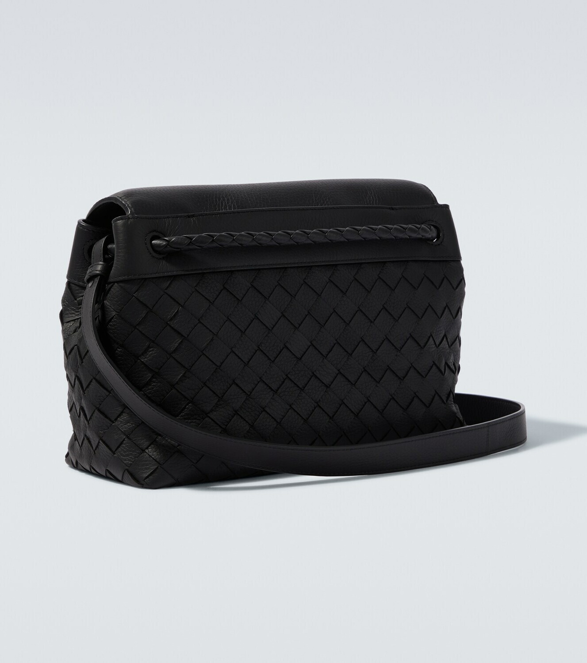 Bottega Veneta Andiamo Intrecciato Small leather messenger bag