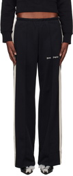 Palm Angels Black Logo Loose Track Pants