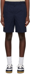 A.P.C. Navy Terry Shorts