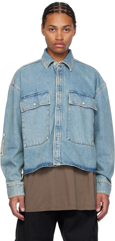 Photo: B1ARCHIVE Blue Flap Pocket Denim Shirt