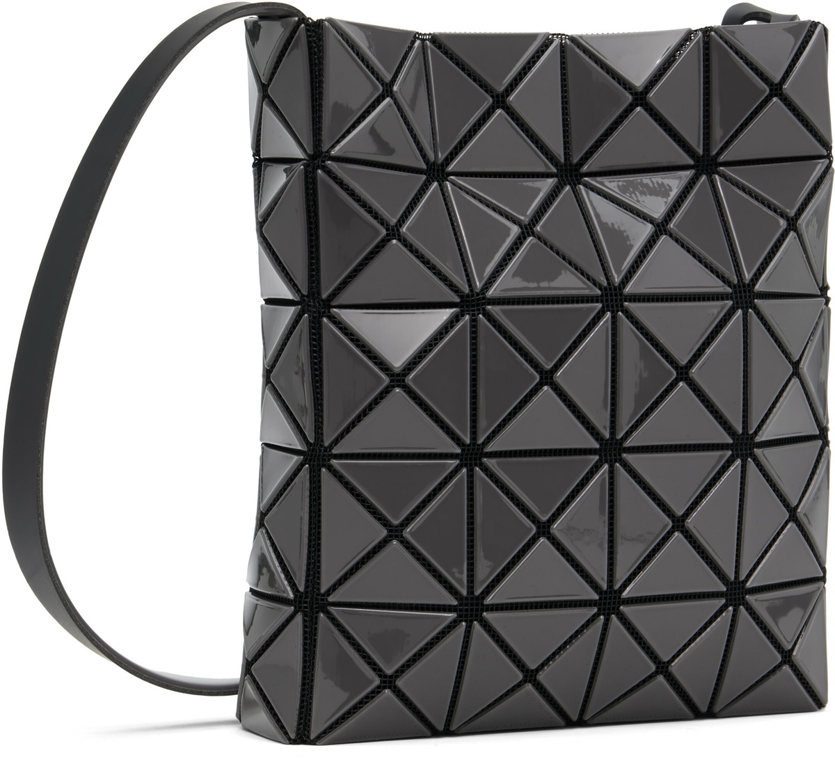 BAO BAO ISSEY MIYAKE Gray Prism Gloss Bag