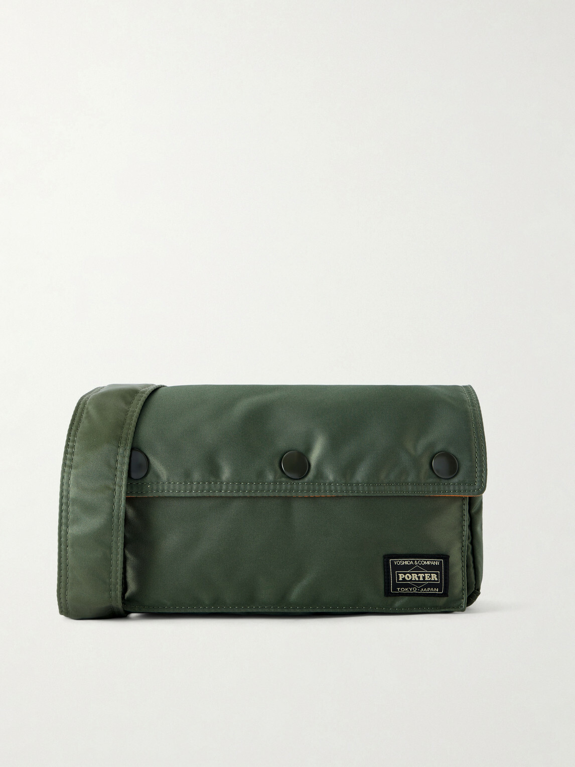Porter-Yoshida and Co - Tanker Envelope Canvas Belt Bag - Green