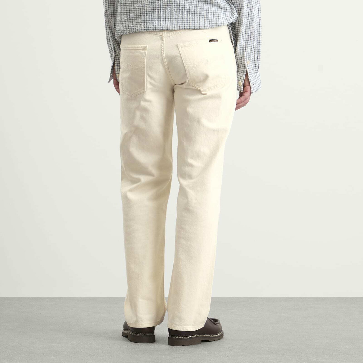 Nudie Jeans Co Men's Rad Rufus Straight Leg Jeans in Everivory