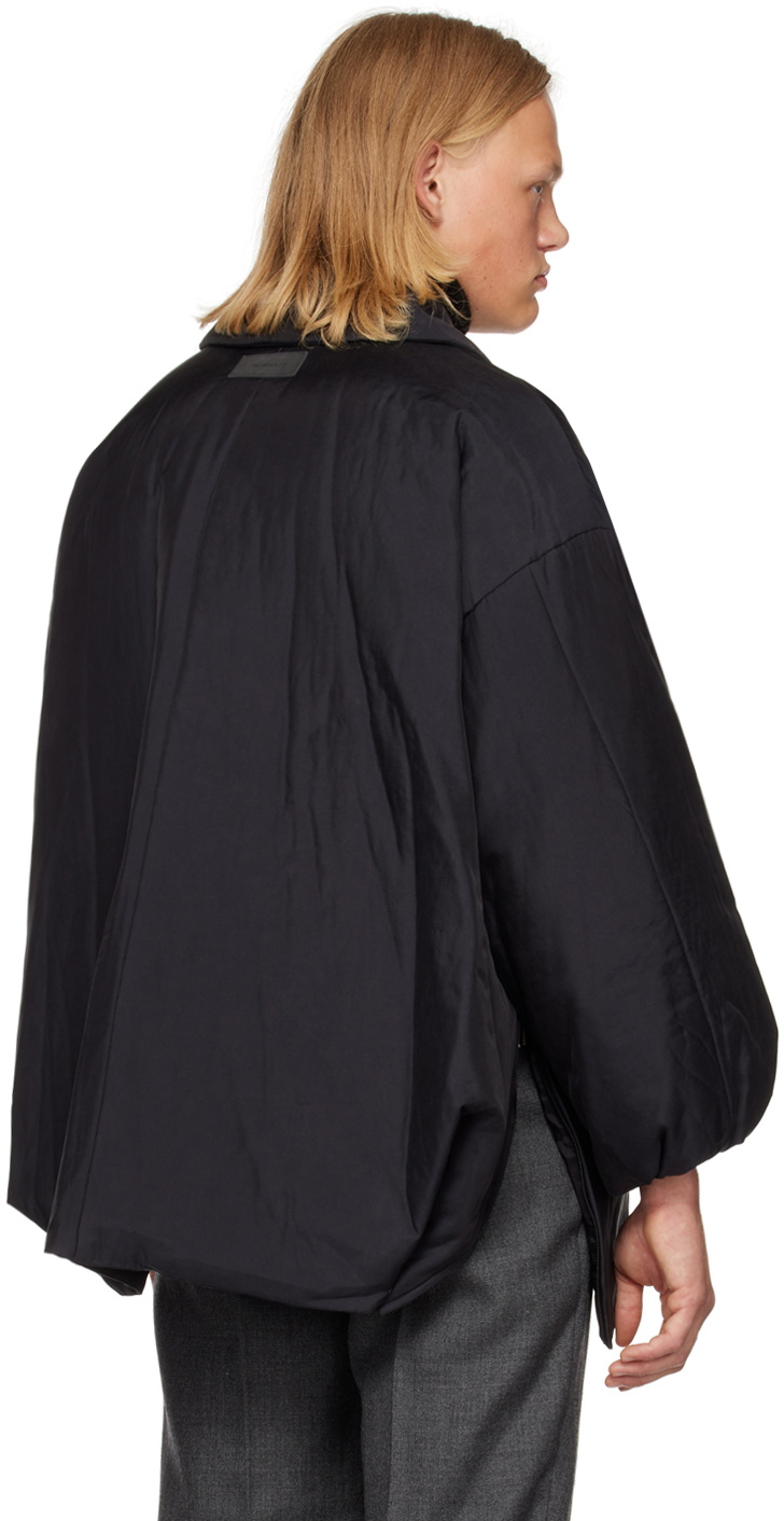 rito structure Black Padded Jacket rito structure