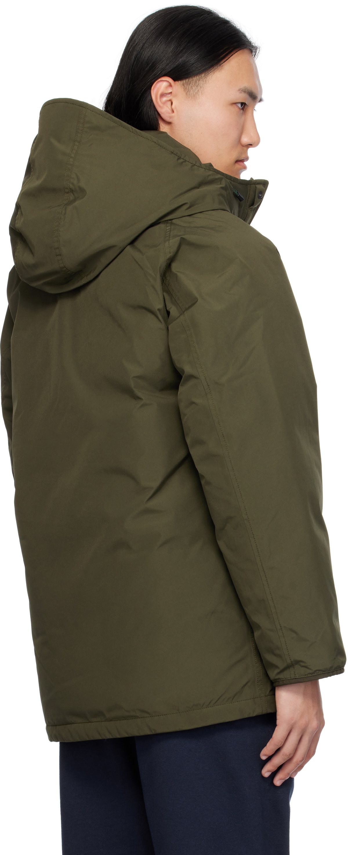 nanamica Khaki GORE-TEX Down Coat Nanamica