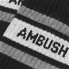 Ambush Men's Sport Logo Socks in Black