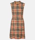 Burberry Burberry Check bouclé minidress