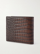 TOM FORD - Croc-Effect Leather Billfold Wallet