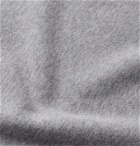 Brunello Cucinelli - Melangé Cotton-Blend Jersey Sweatshirt - Gray
