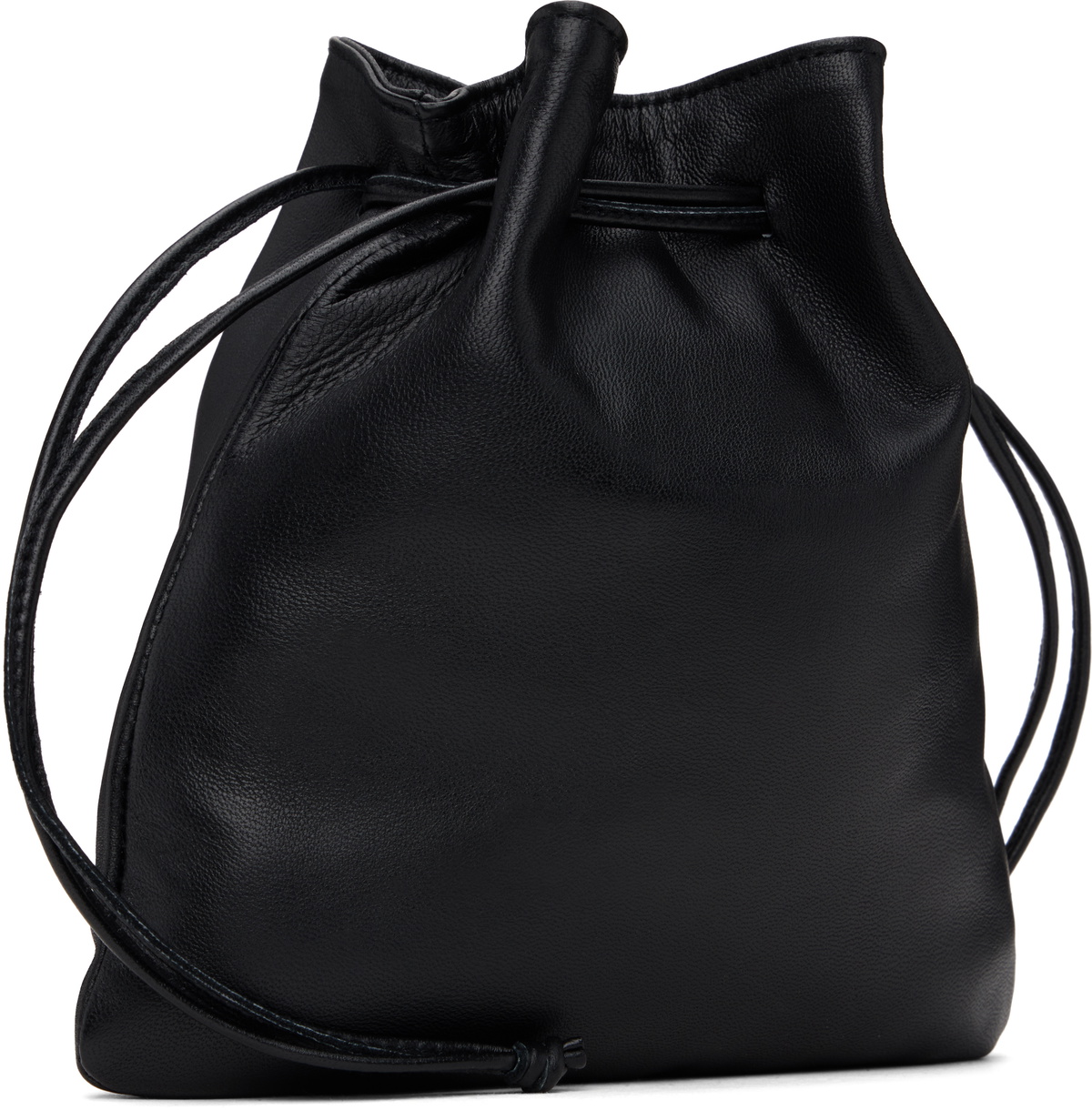 ayllon CASILDA POUCH IN BLACK レザー 巾着バッグ Leather – Ayllón