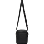 Kenzo Black Leather Logo Crossbody Bag