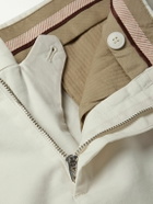 Loro Piana - Stretch-Cotton Bermuda Shorts - Neutrals