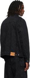 Casablanca Black Monogram Denim Jacket