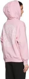 Versace Pink Logo Zip Hoodie