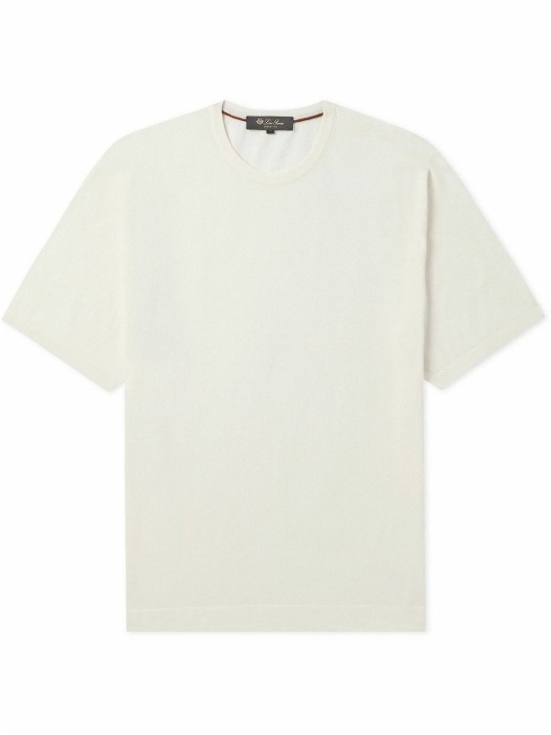 Photo: Loro Piana - Bay Cotton T-Shirt - Neutrals