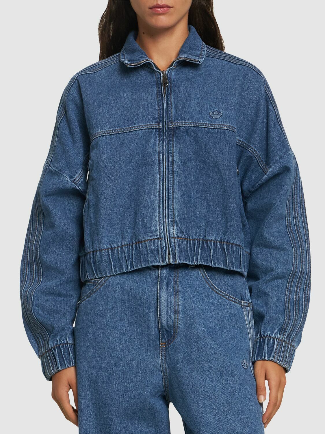 ADIDAS ORIGINALS Essentials Denim Track Top adidas Originals