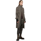 Rick Owens Grey Creatch Pealab Coat