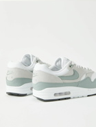 Nike - Air Max 1 SC Suede, Mesh and Leather Sneakers - Gray