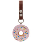 JW Anderson Pink Sprinkles Doughnut Bag Charm